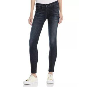 Rag & Bone Womens Skinny Jeans Black Rae size 28